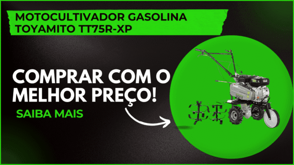 Motocultivador  a Gasolina Motocultivador TT75R – Saiba mais