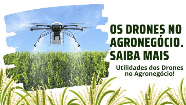 Os drones no agronegócio. Saiba mais