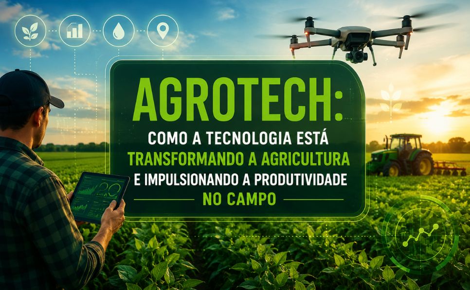 Imagem do artigo Agrotechs O Que É, Como Funcionam e Quais Tecnologias Estão Revolucionando o Agronegócio em 2026