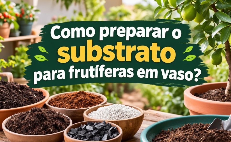 imagem do artigo Como Fazer um Substrato Poderoso para Frutíferas em Vasos