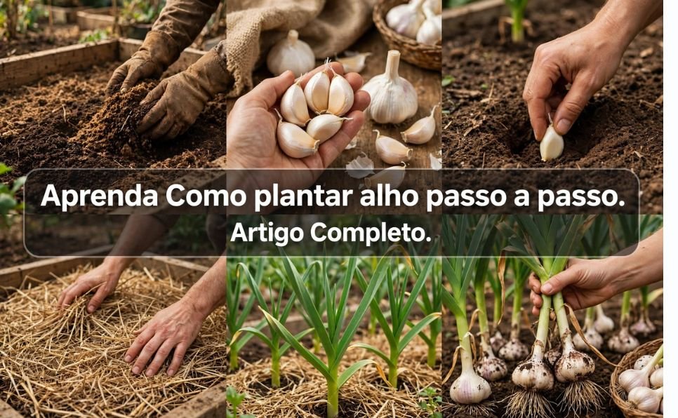 Imagem do artigo Como Plantar Alho Guia Completo do Plantio à Colheita