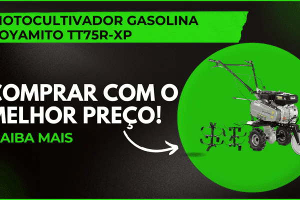 Motocultivador  a Gasolina Motocultivador TT75R – Saiba mais