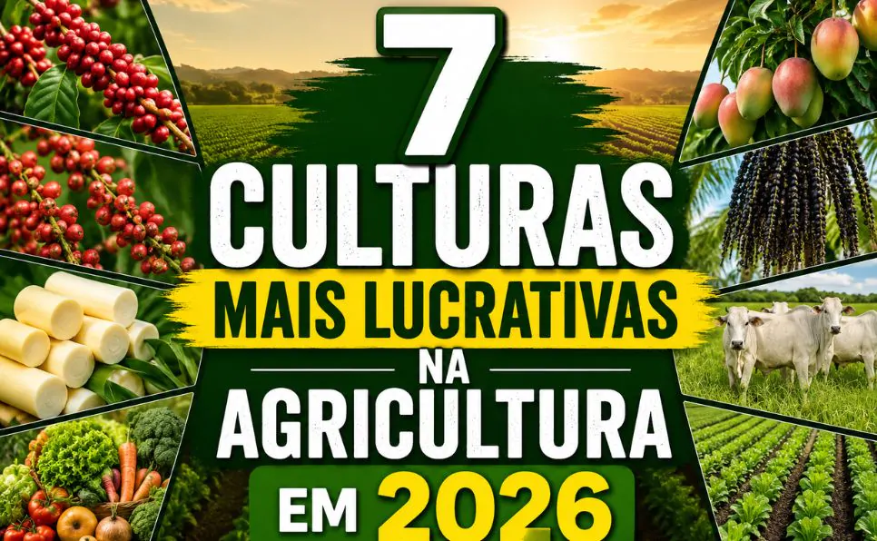 Imagem do artigo 7 Culturas Mais Lucrativas na Agricultura em 2026 Descubra Como Pequenas Propriedades Podem Gerar Alta Renda