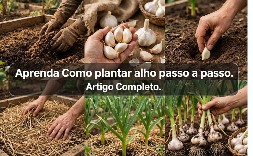 Imagem do artigo Como Plantar Alho Guia Completo do Plantio à Colheita